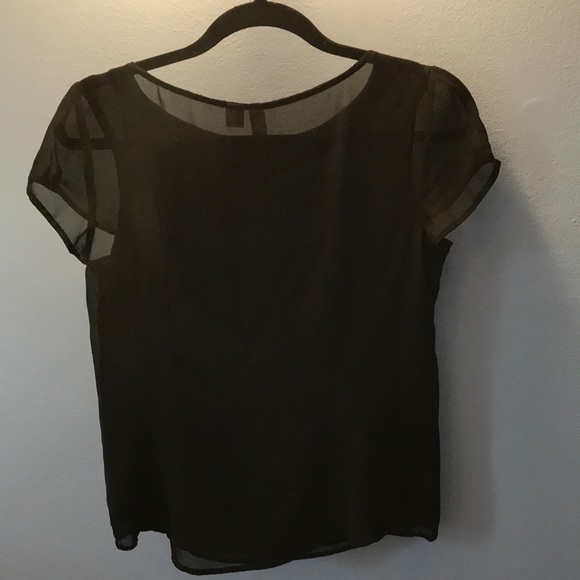 Esprit de.corp Black Blouse - Picture 2 of 2